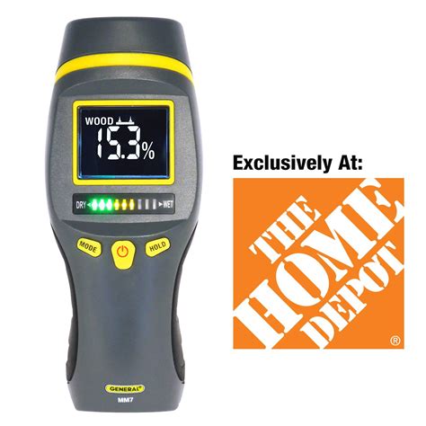 general tools pin-type moisture meter mm7|pinless moisture meter home depot.